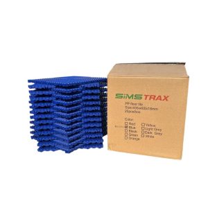 Pack x 25 un 4 M2 Piso PP SIMSTRAX 18mm 40×40 Azul Oscuro RAL 5002
