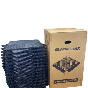 Pack x 40 Un 6.4 M2 Piso SIMSTRAX PP 500 Gr Negro