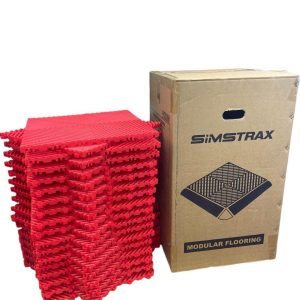 Pack x 40 Un 6.4 M2 Piso SIMSTRAX PP 500 Gr Rojo