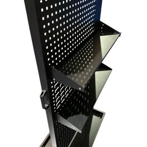 Alternative view of Exhibidor y organizador Simstrax móvil con ruedas XL Negro