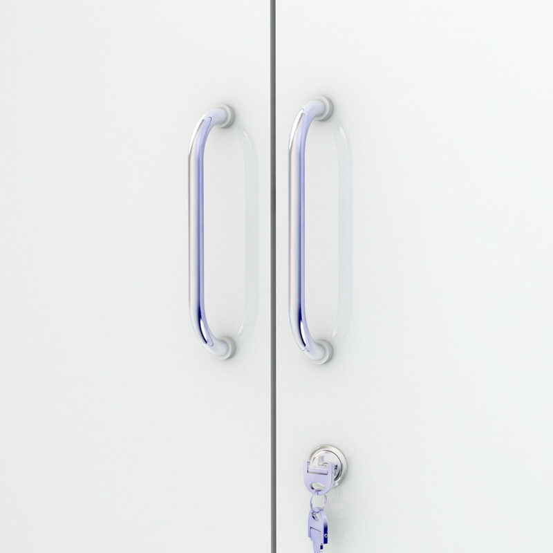 Mueble / Gabinete / Estante / Armario Medico Metalico - Imagen 5