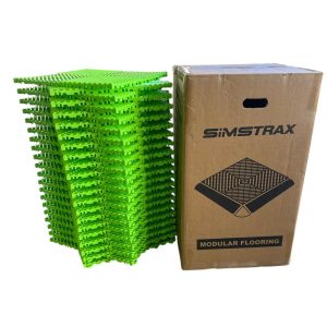 Pack x 40 Un 6.4 M2 Piso SIMSTRAX PP 500 Gr Verde Claro