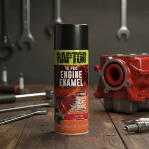 Alternative view of ESMALTE RAPTOR PARA MOTOR BRIGHT RED (REEBR/AL)