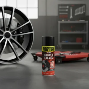 Alternative view of ESMALTE RAPTOR PARA CALIPER SATIN BLACK (RCESB/AL)