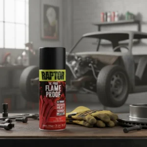 Alternative view of PINTURA FLAMEPROOF RAPTOR FLAT RED (RFLFR/AL)