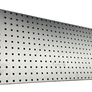 Panel organizador de herramientas ranurado 120 x 45 cm Negro