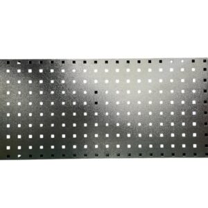 Panel organizador de herramientas ranurado 75 x 35 cm Negro