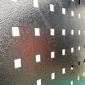 Alternative view of Panel organizador de herramientas ranurado 75 x 35 cm Negro