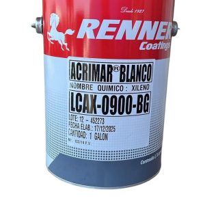 Pintura Acrílica Alto Tráfico Brillante 1GL Blanco