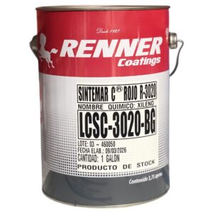 Esmalte Sintetico Sintemar C RENNER Galón Rojo RAL 3020